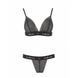 Комплект білизни GLAMISS SET black XXL/XXXL - Passion Exclusive