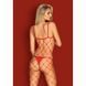 Комбинезон&nbsp;Obsessive Bodystocking&nbsp;N102&nbsp;RED&nbsp;S/M/L, Красный