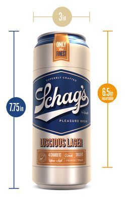 Самосмазывающийся мастурбатор SCHAG&rsquo;S LUSCIOUS LAGER FROSTED