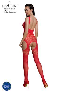 Bodystocking Passion Eco BS005 Червоний