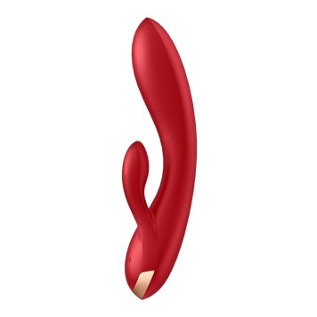 вібратор Double Flex Connect App red