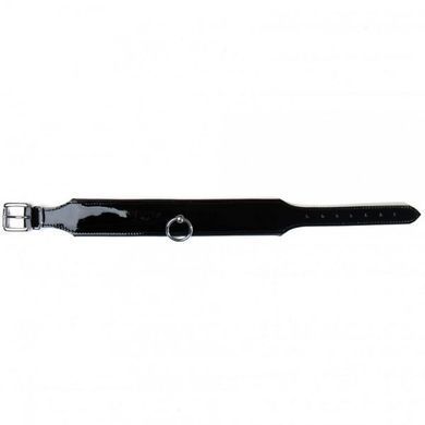 Ошейник Leather lackered, Black