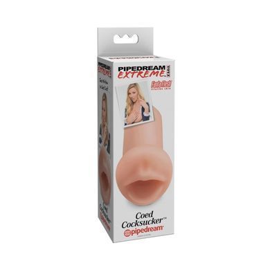 Мастурбатор Рот Pipedream PDX Extreme PET Coed Cocksucker, бежевий