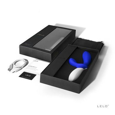 Массажер простаты LELO Loki Wave Federal Blue, 2 мотора, влекущее движение + стимуляция промежности