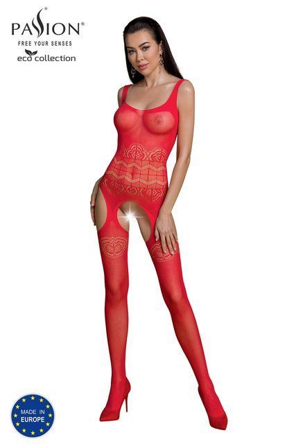 Bodystocking Passion Eco BS005 Червоний
