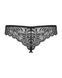 Кружевные танга с доступом Obsessive Contica crothchles thong S/M, черные