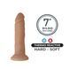 Півторс з фалоімітатором на присосці SilexD Apollo S Male Torso Caramel