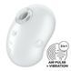 Вакуумный клиторальный стимулятор с вибрацией Satisfyer Cutie Ghost White