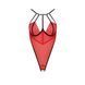 Боді з високим вирізом стегна AKITA BODY red L/XL - Passion Exclusive