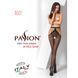 Эротические колготки-бодистокинг Passion S001 black, с доступом и с открытыми бедрами, Черный