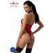 Боді з високим вирізом стегна AKITA BODY red L/XL - Passion Exclusive