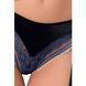 Комплект белья GISELE SET black S/M - Passion Exclusive: лиф, трусики с пажами, Черный