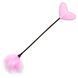 F61281 Стек в виде сердца с пушком Carrot and Stick PINK
