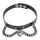 Чокер XR Brands Gothic Heart Adjustable Collar