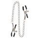 Затискачі на соски TABOOM Nipple Play Adjustable Clamps With Chain зі сріблястим ланцюжком