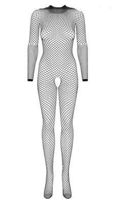 Комбинезон&nbsp;Obsessive Bodystocking&nbsp;N121&nbsp;black&nbsp;S/M/L