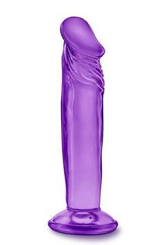 Фаллоимитатор реалистичный, на присоске Blush Yours Sweet N фиолетовый, 16.5 х 3.8 см