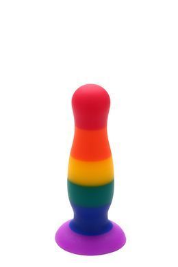 Райдужна анальна пробка COLOURFUL LOVE PLUG