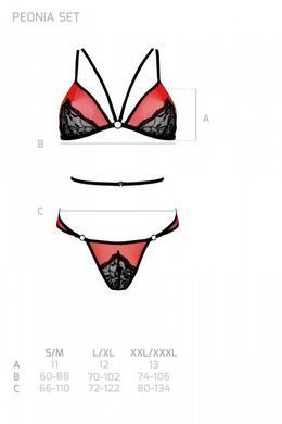 PEONIA SET red XXL/XXXL Passion