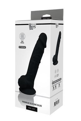 Фалоімітатор термоактивний REAL LOVE 9, Black