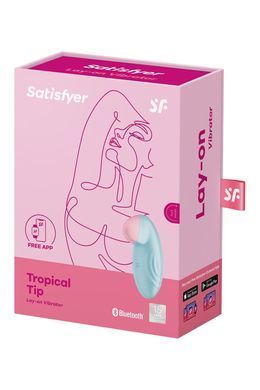 Вібратор Satisfyer Tropical Tip Light Blue