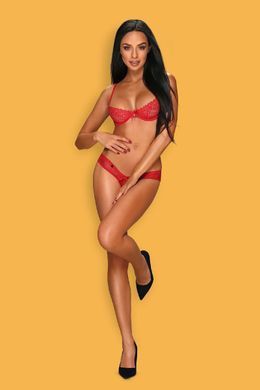 Комплект&nbsp;Obsessive&nbsp;ALABASTRA&nbsp;2-PCS&nbsp;SET&nbsp;RED&nbsp;S/M