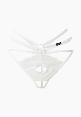 Трусики с разрезом Easy to love белые LeFrivole, 40-42