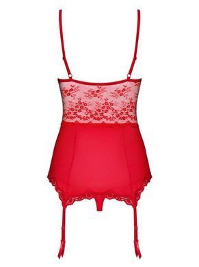 Корсет із підв'язками для панчохи Obsessive Lovica corset XXL