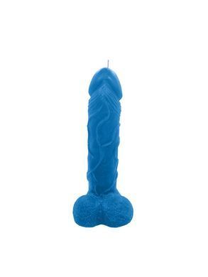 Свічка у вигляді члена Чистий Кайф Blue size L, для збуджувальної атмосфери, Блакитний