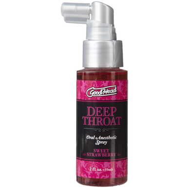 Спрей для мінету Doc Johnson GoodHead DeepThroat Spray - Sweet Strawberry 59 мл для глибокого мінету