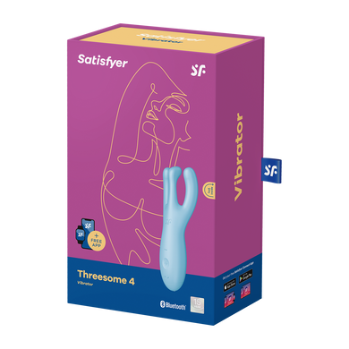Satisfyer - Threesome 4 Connect App blue, blue