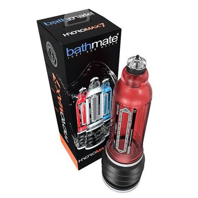 Гидропомпа Bathmate Hydromax 7 Red (X30), для члена длиной от 12,5 до 18см, диаметр до 5см, Красный