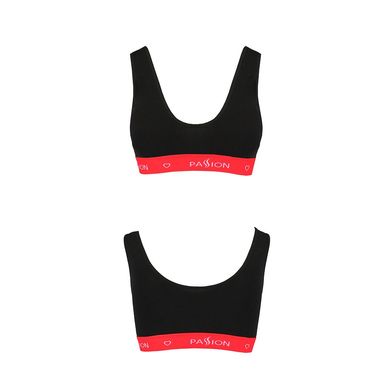 Спортивний топ на широких бретелях Passion PS003 TOP black, size M