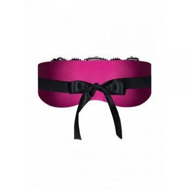 Маска&nbsp;Obsessive фуксия&nbsp;черное&nbsp;кружево Roseberry&nbsp;Mask