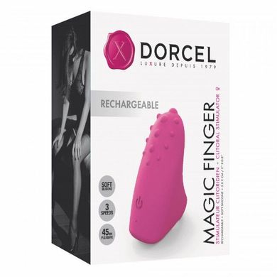 Вибратор на палец Dorcel MAGIC FINGER Rose перезаряжаемый, 3 режима работы