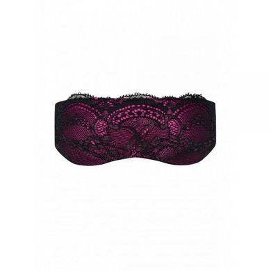 Маска&nbsp;Obsessive фуксия&nbsp;черное&nbsp;кружево Roseberry&nbsp;Mask