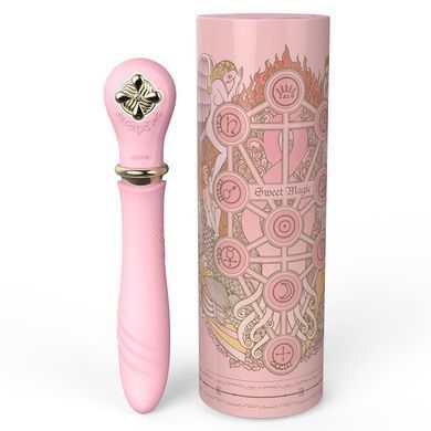Пульсатор с подогревом Zalo Sweet Magic - Desire Fairy Pink, турбо режим