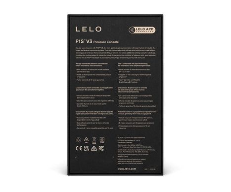 Смарт-мастурбатор LELO F1S V3 Teal, 2 мотора, 8 режимов, стимуляция звуковыми волнами