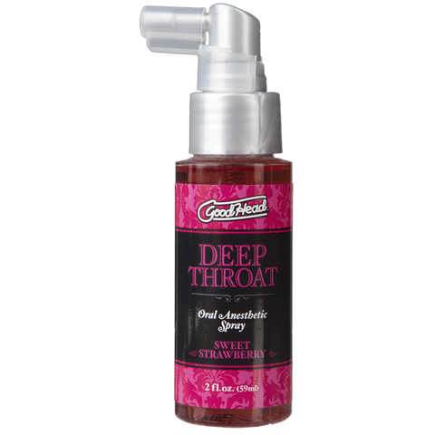 Спрей для минета Doc Johnson GoodHead DeepThroat Spray &ndash; Sweet Strawberry 59 мл для глубокого минета