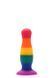 Райдужна анальна пробка COLOURFUL LOVE PLUG