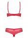 Комплект&nbsp;Obsessive&nbsp;ALABASTRA&nbsp;2-PCS&nbsp;SET&nbsp;RED&nbsp;S/M