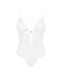 Эротическое полупрозрачное боди Obsessive Heavenlly crotchless teddy XS/S, с доступом
