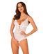 Эротическое полупрозрачное боди Obsessive Heavenlly crotchless teddy XS/S, с доступом