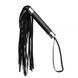 F61421 Плетка из экокожи FLOGGER METAL BLACK