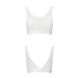Топ с прозрачной вставкой Passion PS002 TOP white, size S