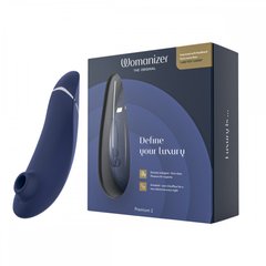 Вакуумний кліторальний стимулятор Womanizer Premium 2 Blueberry