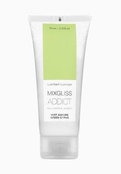 Лубрикант на водной основе MixGliss Addict Green Citrus (70 мл) Лайм