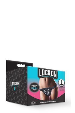 Трусики для страпона LOCK ON STRAP ON HARNESS BLACK
