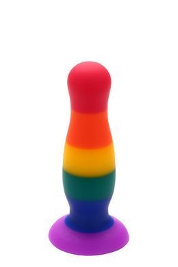 Райдужна анальна пробка COLOURFUL LOVE PLUG