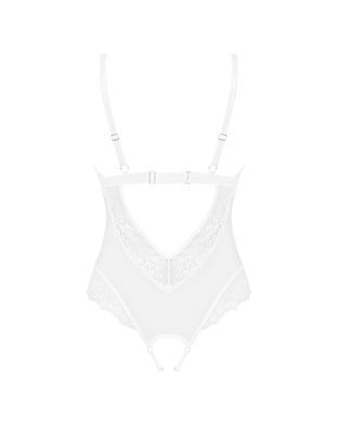 Эротическое полупрозрачное боди Obsessive Heavenlly crotchless teddy M/L, с доступом